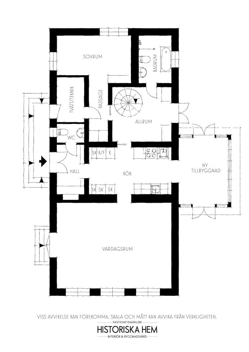 瑞典绿意盎然的前教堂住宅-31