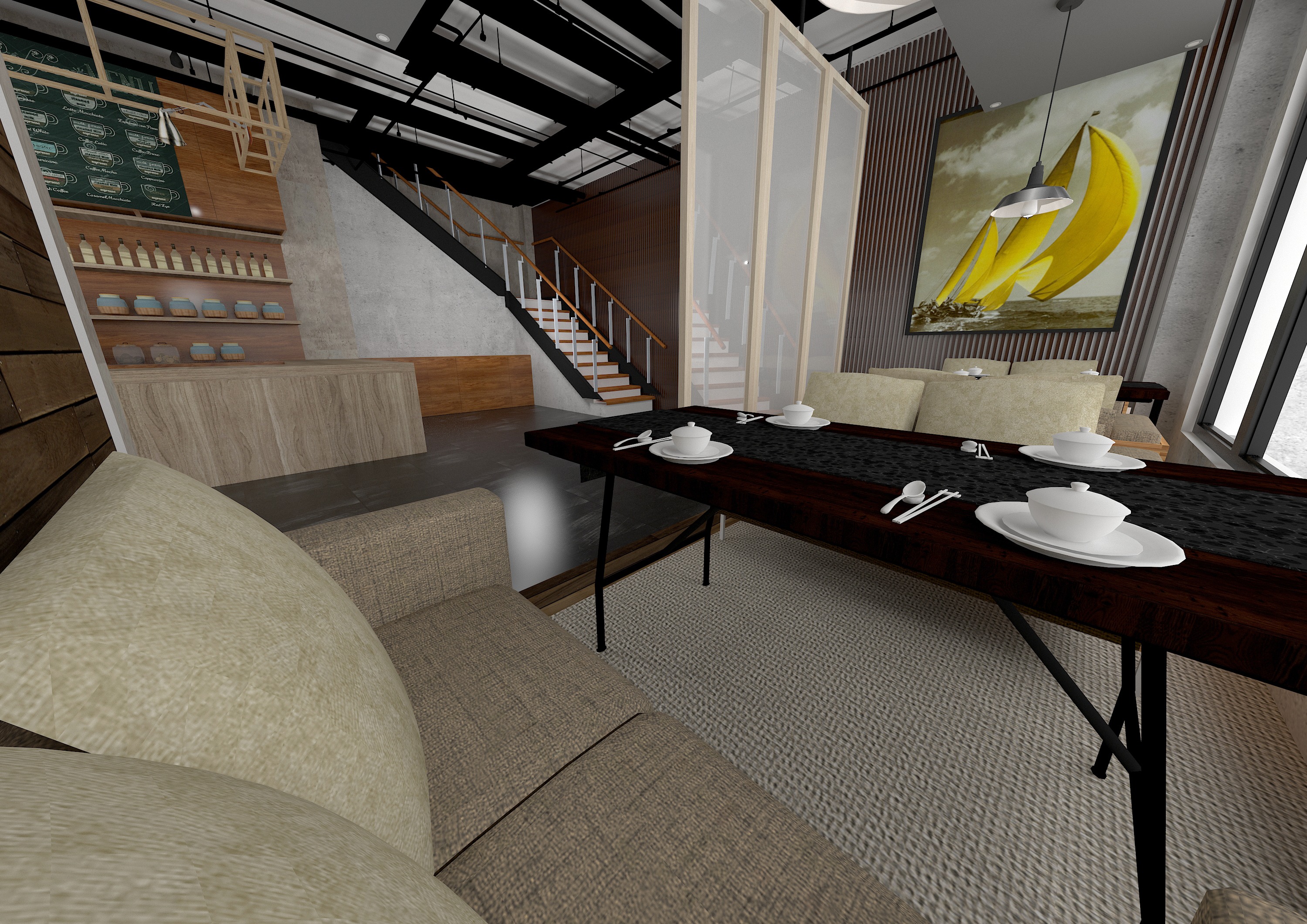 南京良食吉日餐饮空间设计-3