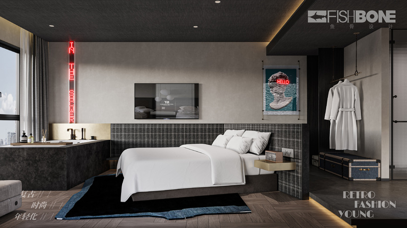 鱼骨设计·堤亚墨城市酒店丨昆明鱼骨视野室内装饰设计咨询有限公司-15