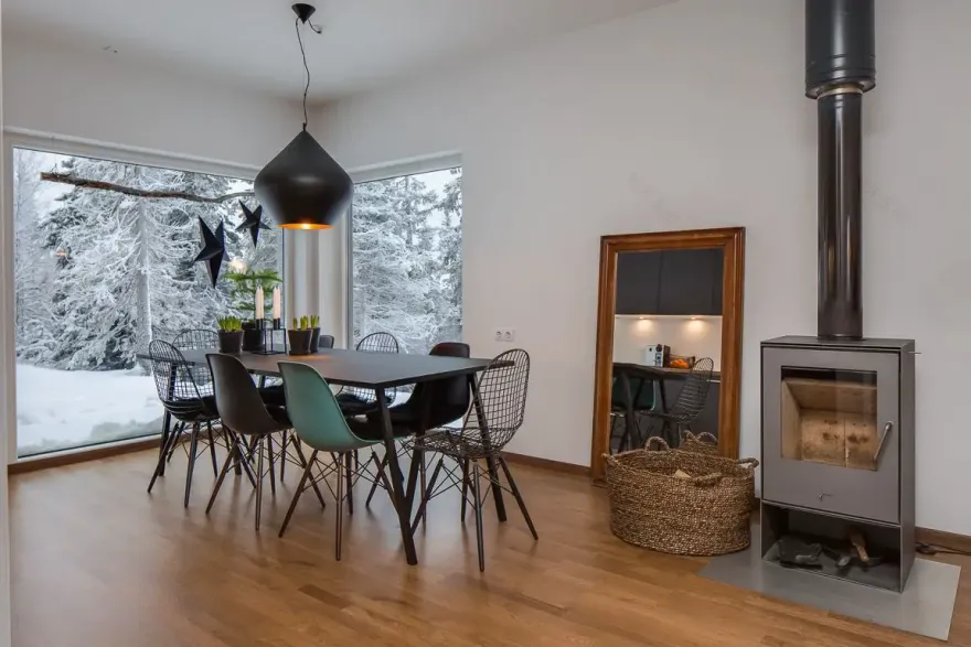 瑞典 47 号公寓的温馨冬季室内设计-41