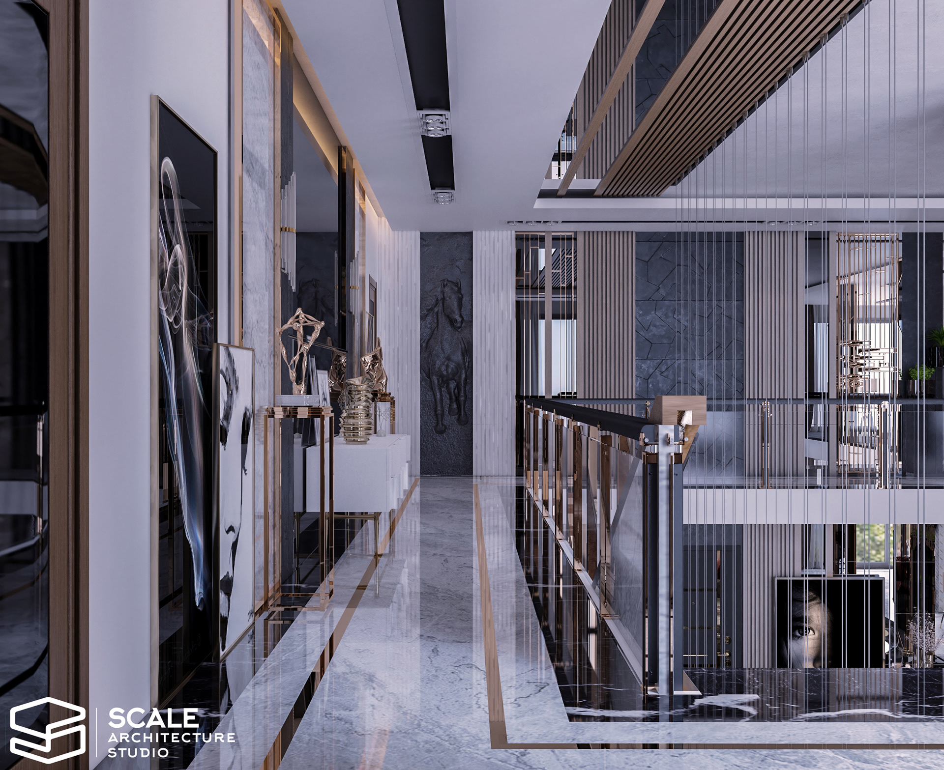 当代别墅复式设计丨沙特阿拉伯利雅得丨scale architecture studio-11