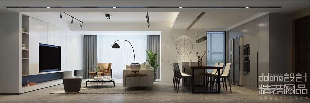 御湖仕家「空白格」 | 现代简约,开放式布局,餐厨一体-33