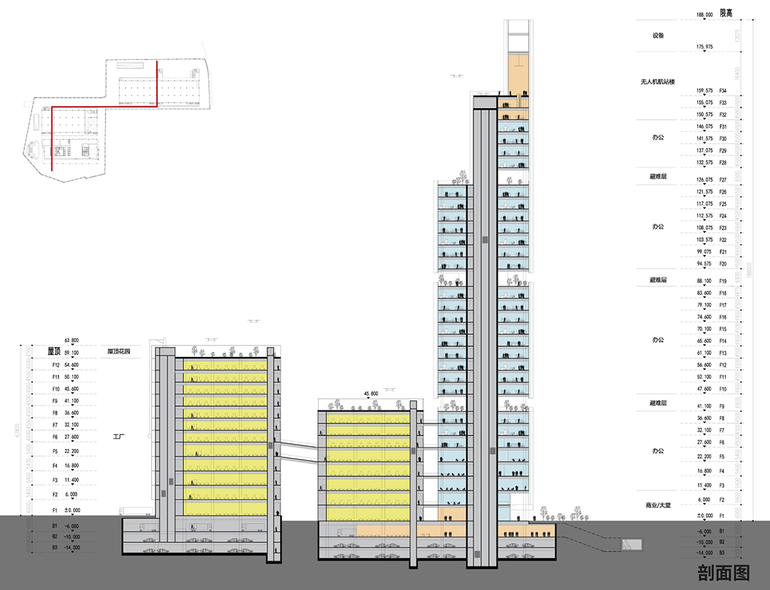 深圳宝安客运中心“工业上楼”项目丨中国深圳丨Society Particular(SOPA)祚诚建筑-77