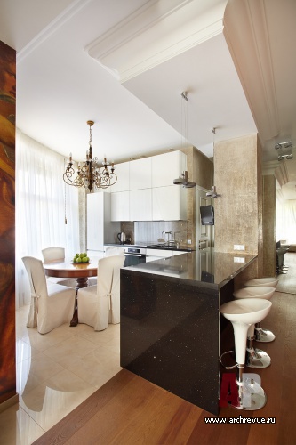 83·3平米复杂几何形状小户型公寓室内设计丨Беляевская Анна,Сморгонская Наталия-18