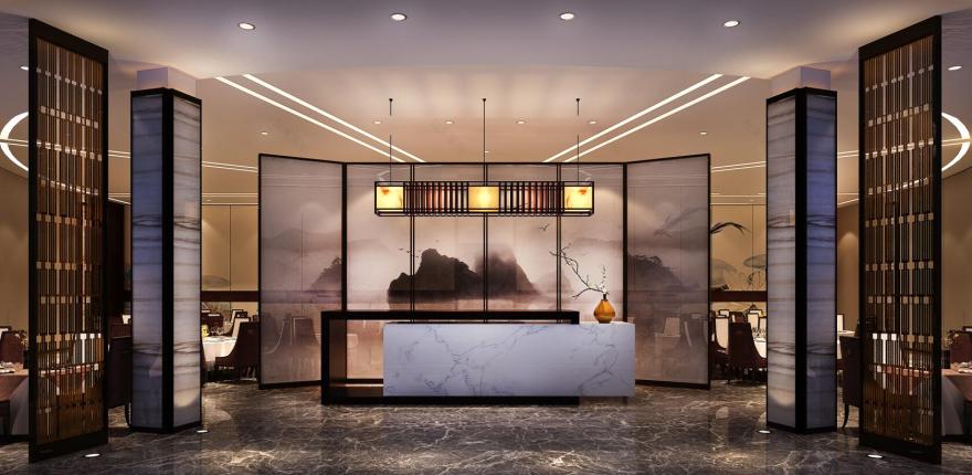 赣南师范大学国际交流中心改造设计:一场关于线构成与山川带来的空灵意境视觉盛宴-30