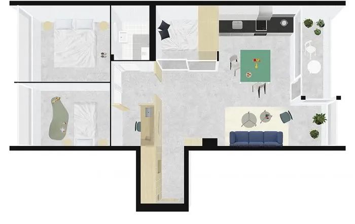 柏林 Domesticated Square 公寓丨德国柏林丨L'atelier Nomadic Studio-12