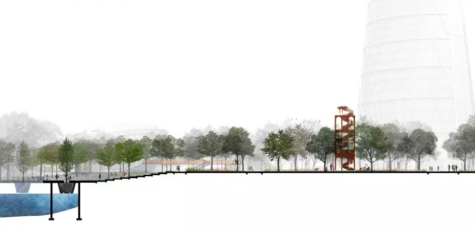 黄浦江东岸开放空间贯通设计，上海 / HASSELL-32