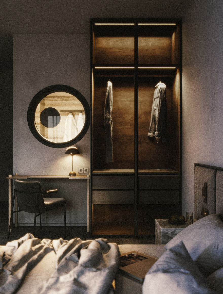 Morshyn 酒店房间设计丨乌克兰丨Alina Sanina-5