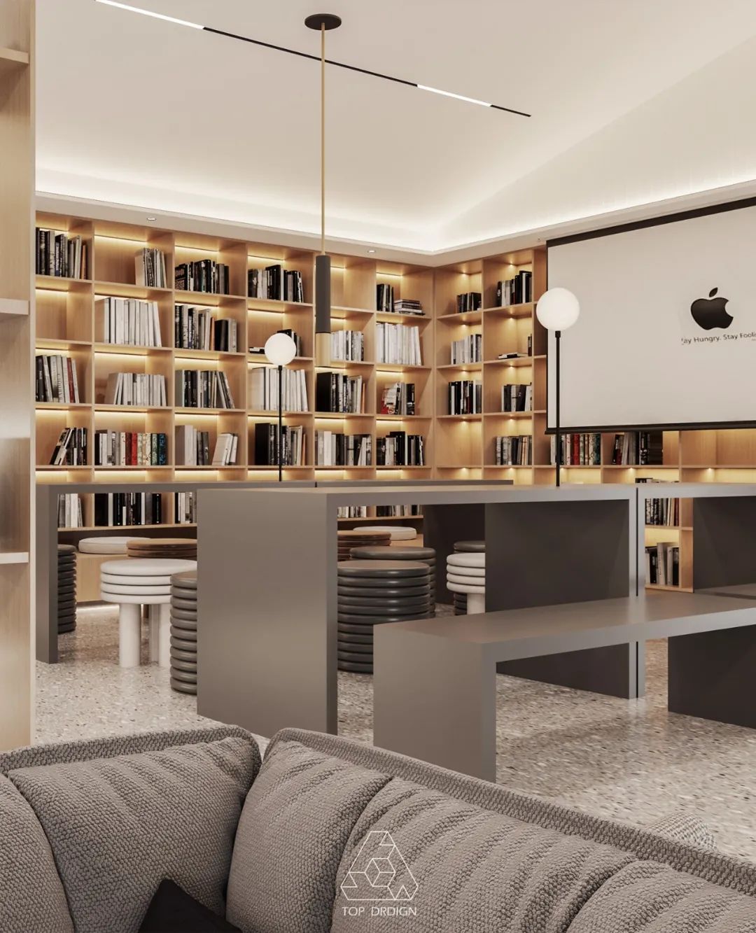 【TOP国际设计】醒来书吧-喧嚣在此静止 |-32