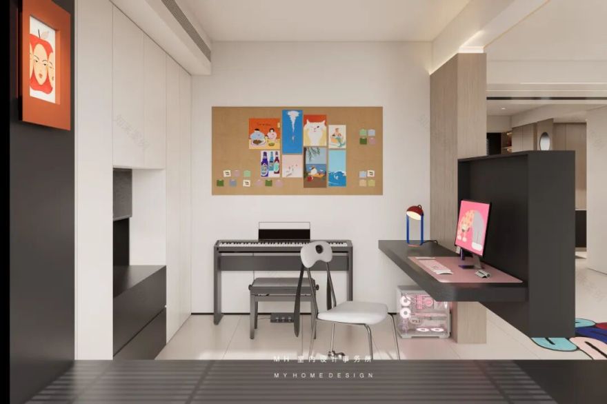 【首发】MH设计新作:多巴胺质感空间▏释放设计精神的内在表达-39