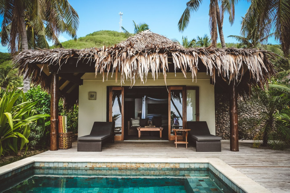 斐济五星级豪华度假酒店,现代斐济风格的海滨别墅-47