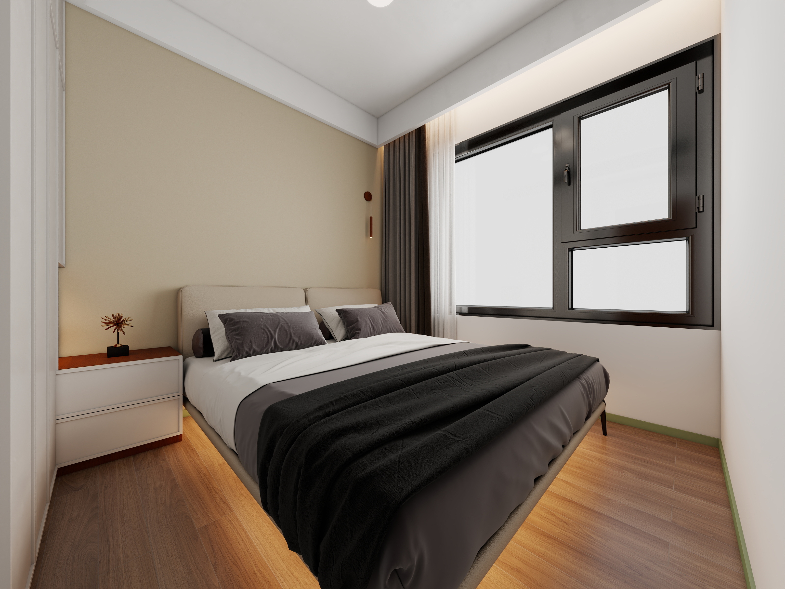 四川成都金域华府（100平方中古风三居室）-41