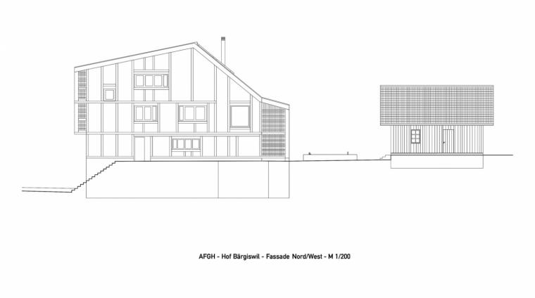 瑞士 Bargiswil 球场别墅 | 园林式庭院与木结构建筑的完美融合-44