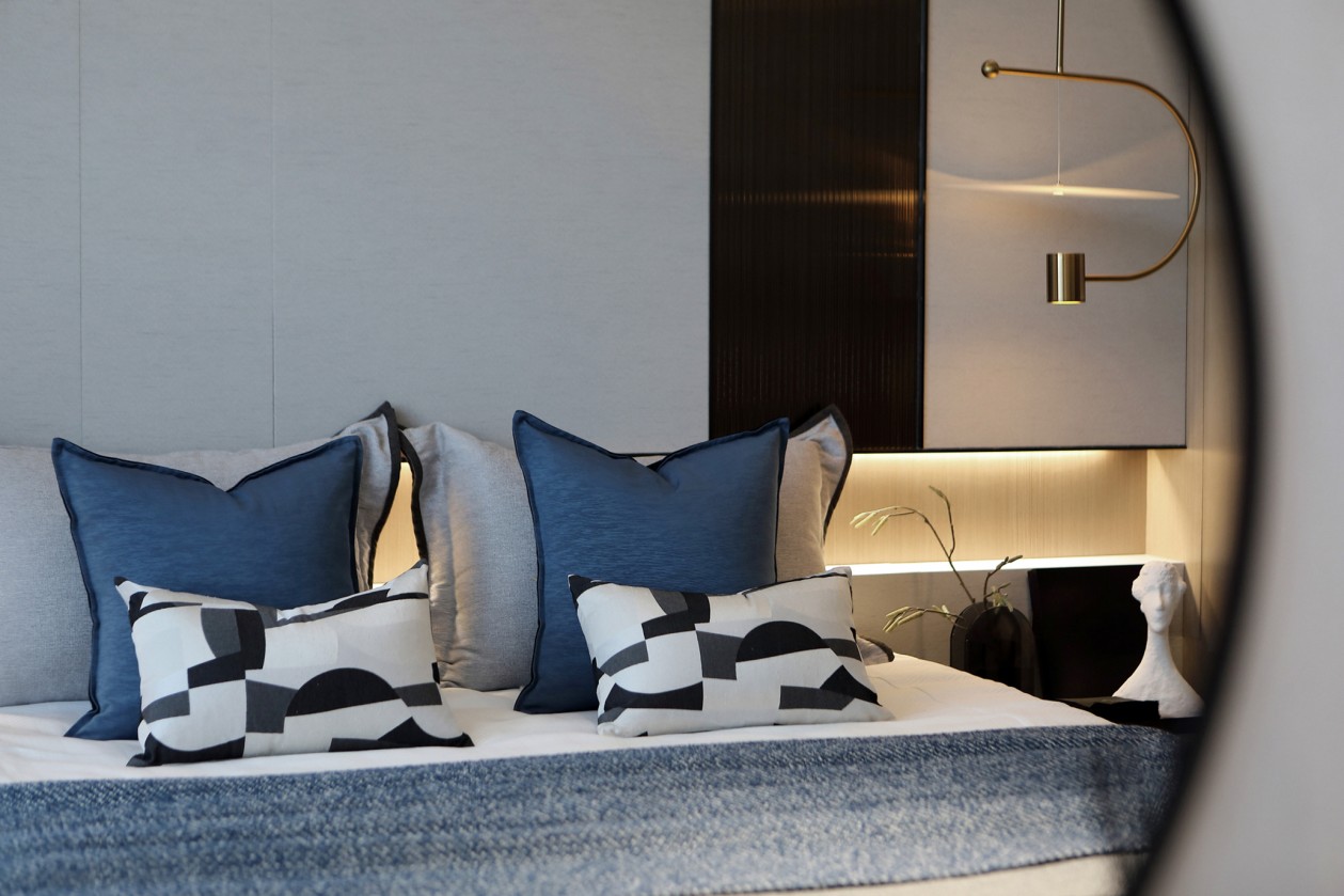 蓝色海洋风样板房丨中国贵州丨原璞空间设计-35