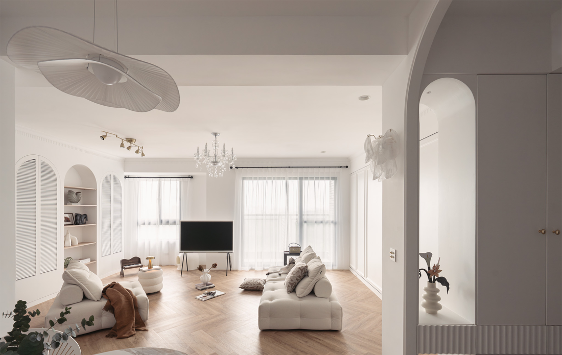 餐厨一体化+客厅全开放,打造互动式的家-9