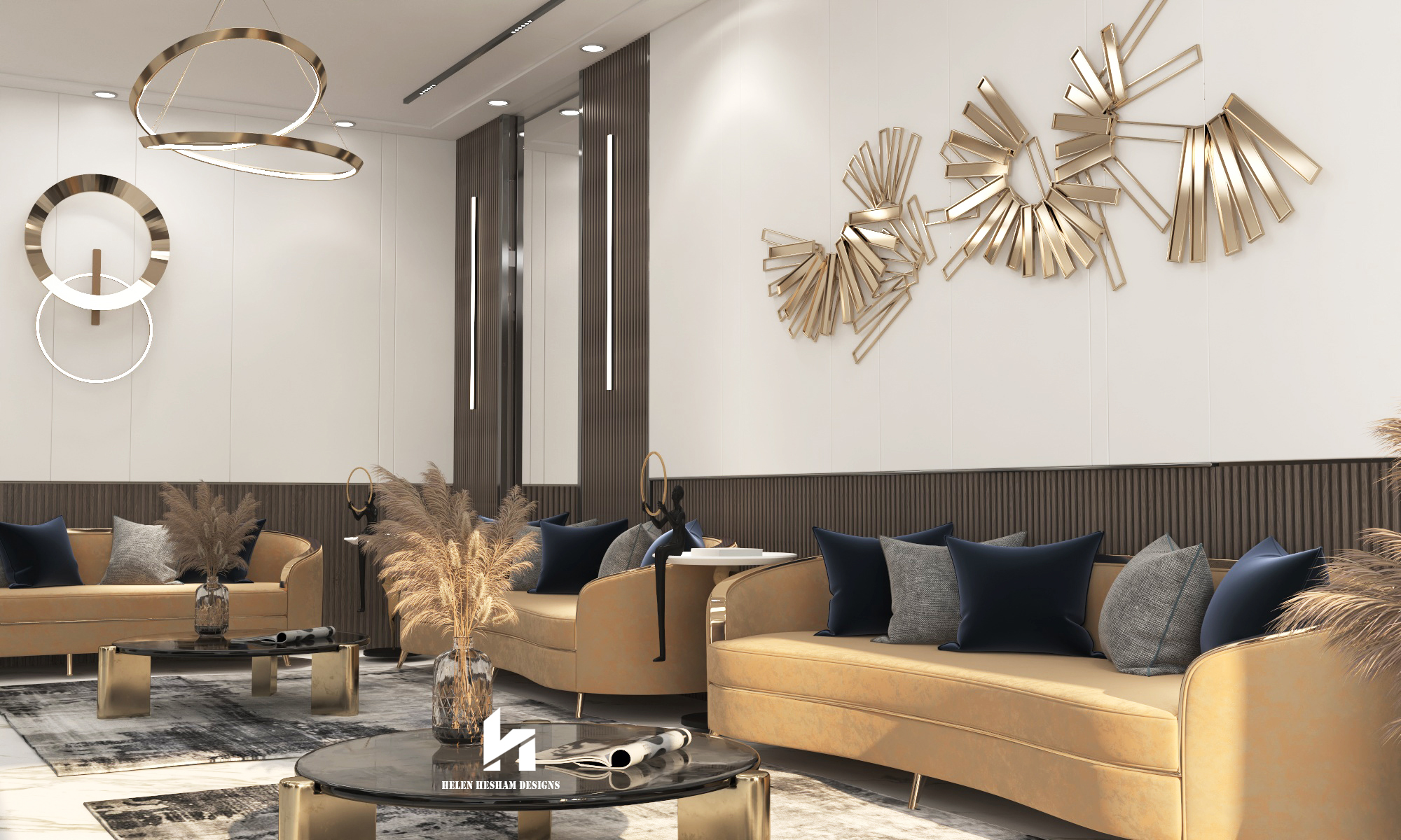 Majlis 一层室内设计丨沙特阿拉伯-4