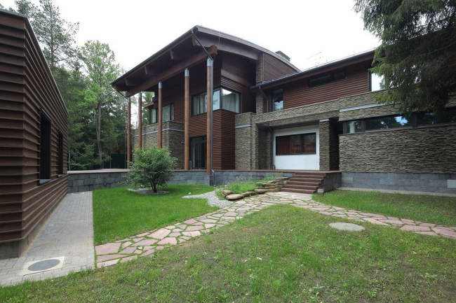 带半圆形露台的住宅丨俄罗斯莫斯科丨Roman Leonidov工作室-0