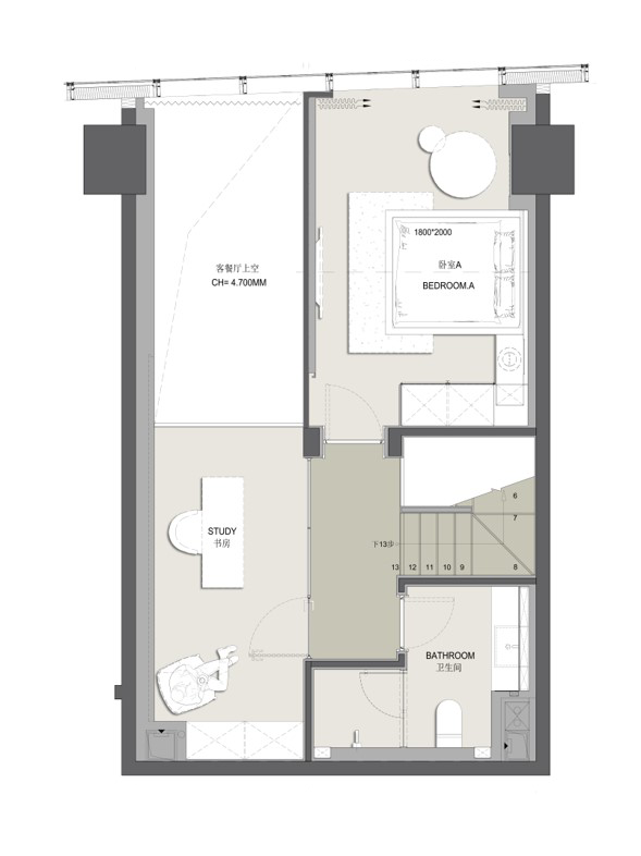 西安源创国际 LOFT 公寓设计丨中国西安-36