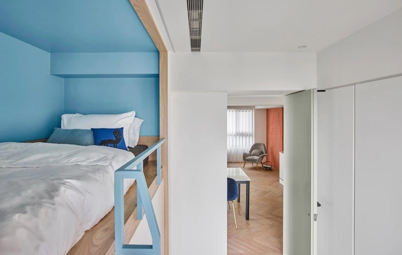 馥阁设计家有二宝,换二套房也只有73㎡,够住吗？丨中国台湾-79