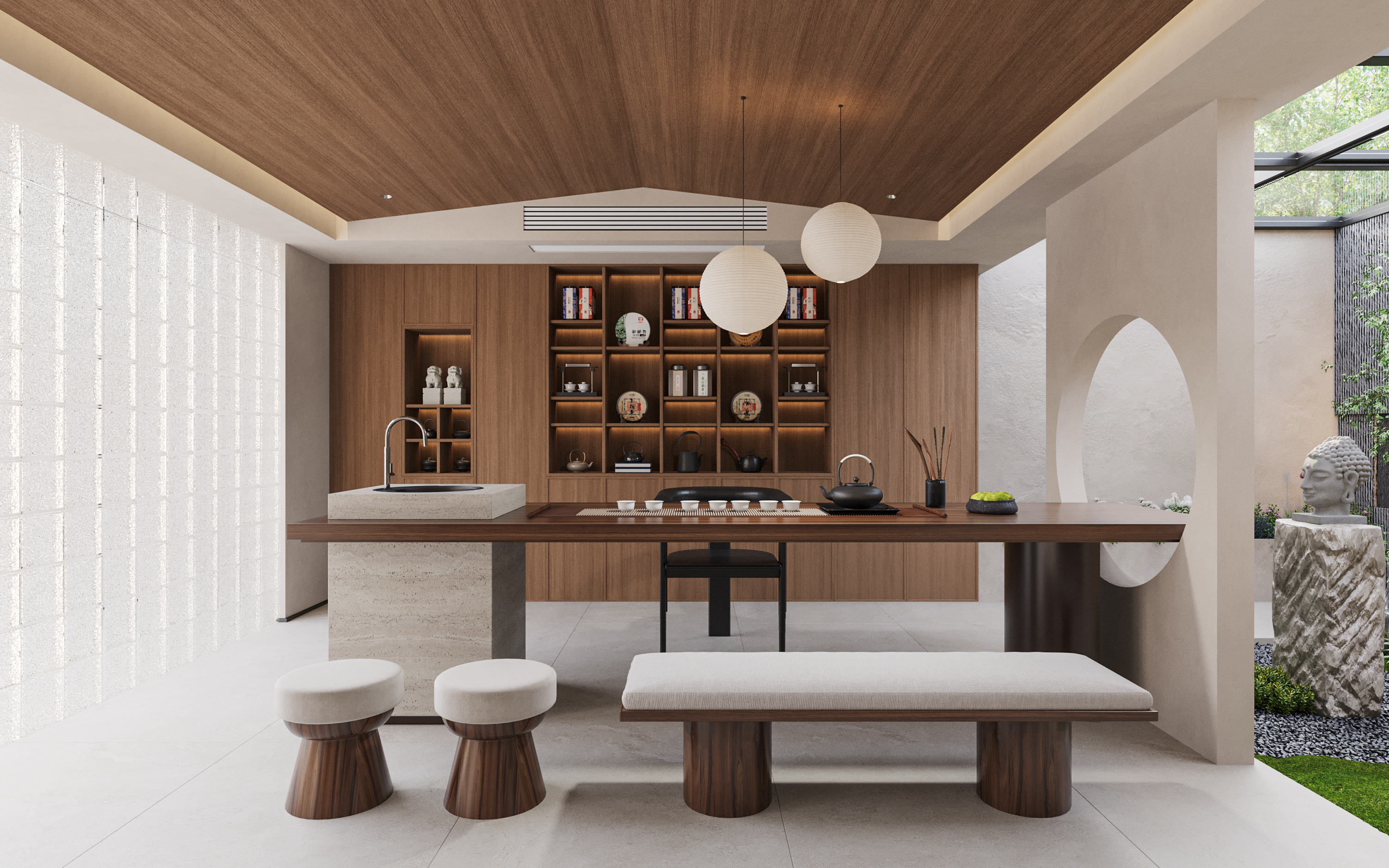 自然主义住宅:原木肌理里的松弛感美学-9