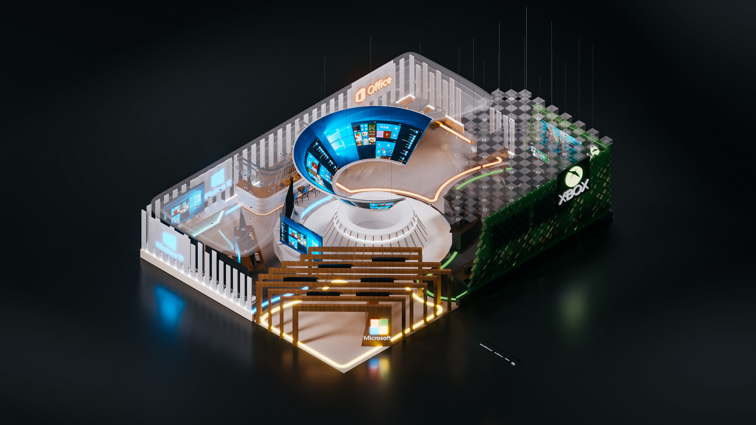 微软展览设计丨Helwan university 建筑系师生-0