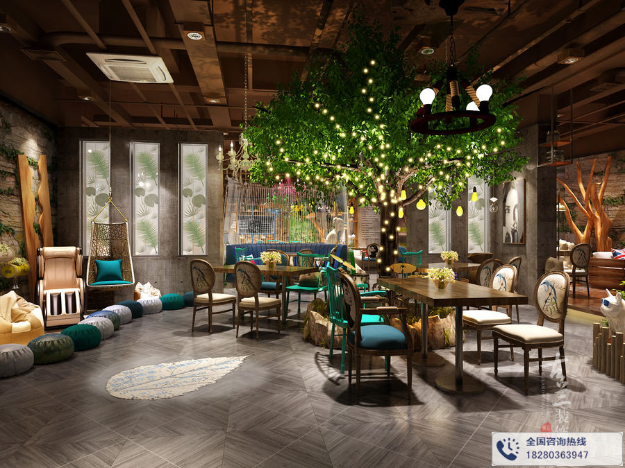 曲靖香樟树下西餐厅-7