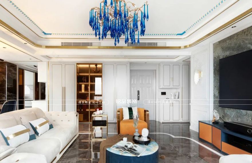 119 方横厅装出超大平层丨铭品装饰-31