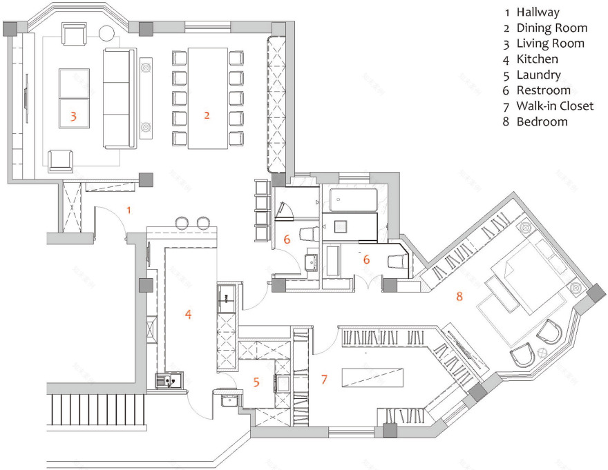 ‘Joie de vivre’ & 上海法租界老建筑里的公寓设计 / XCoD与众设计 -36
