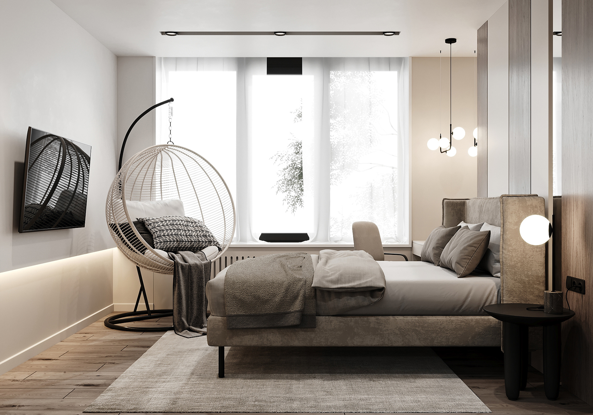 卢茨克的开放式公寓丨乌克兰丨PikulDesign-21