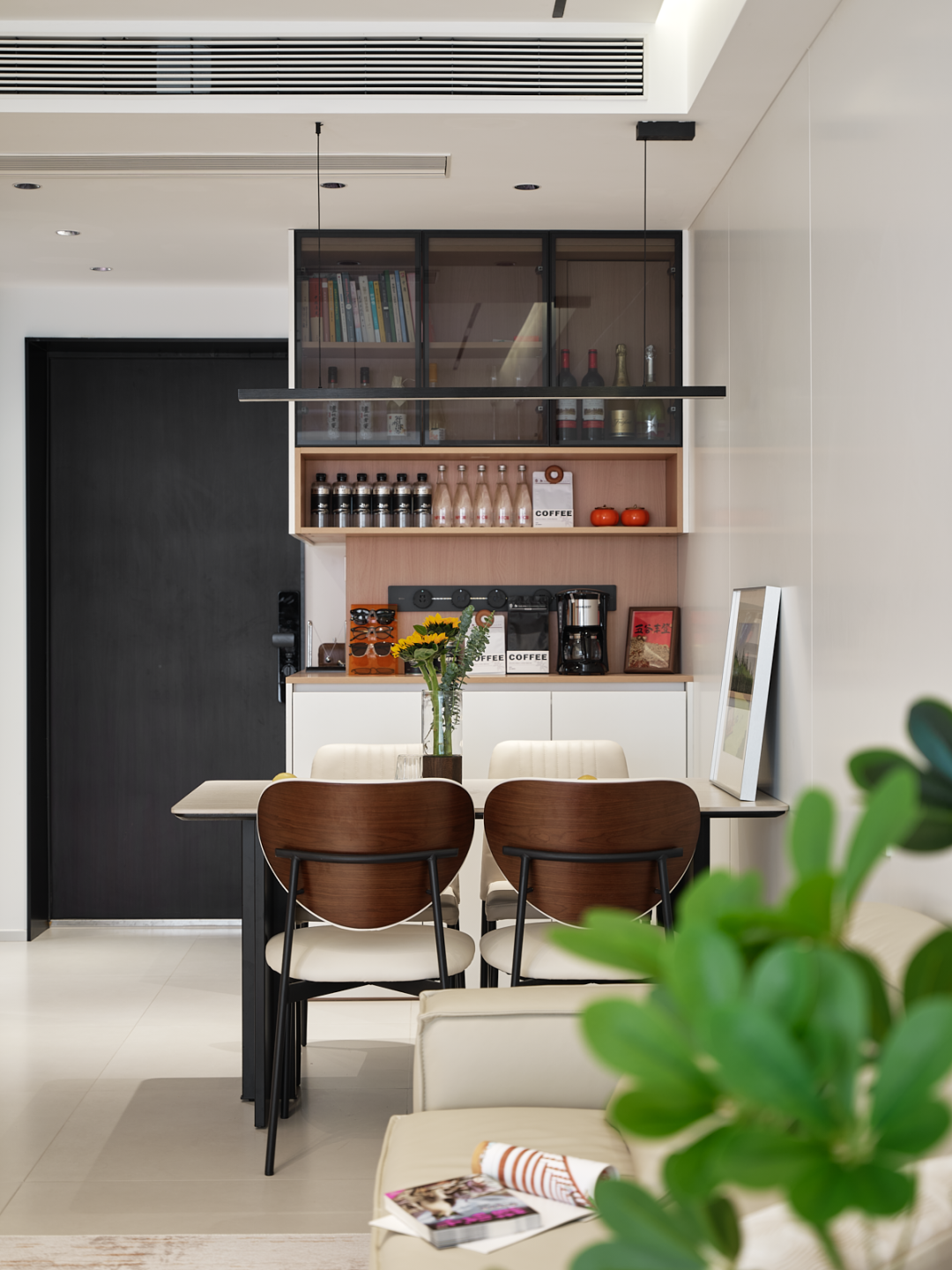 90平现代+原木奶油风家装丨中国闵行丨上海欧碧雅空间设计-23