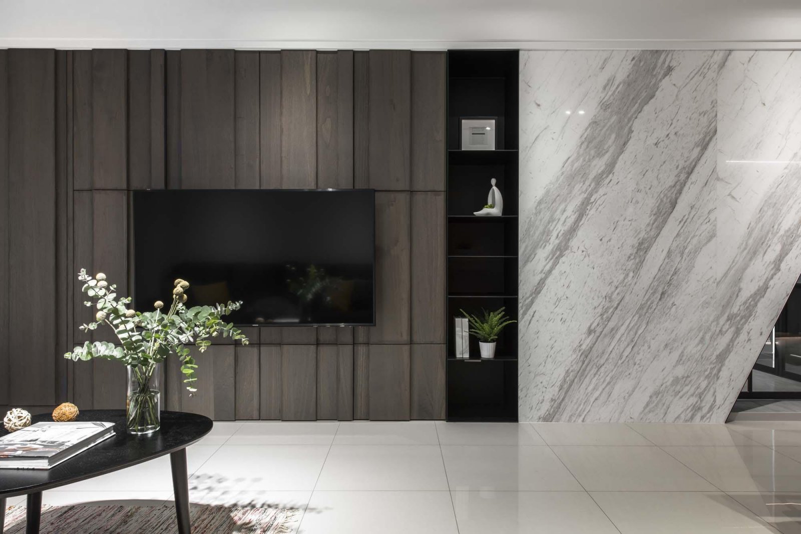 Return 玩转大理石+木质搭配家居！  橡树空间设计-8