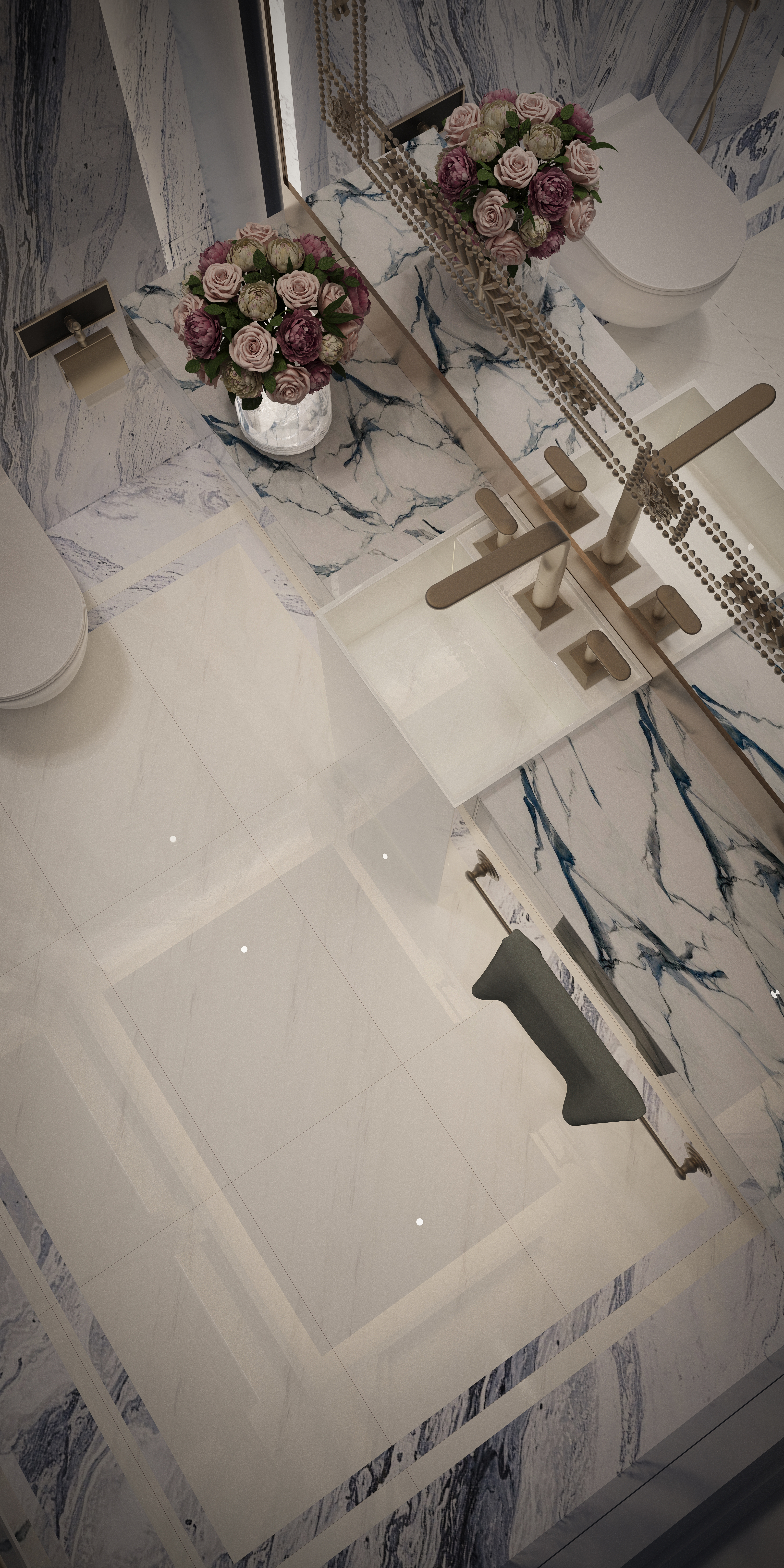 CLASSIC WASHROOM（经典洗手间）丨卡塔尔丨Mariam Mahmoud-9