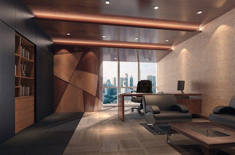 北京CBD现代简约办公空间设计-15