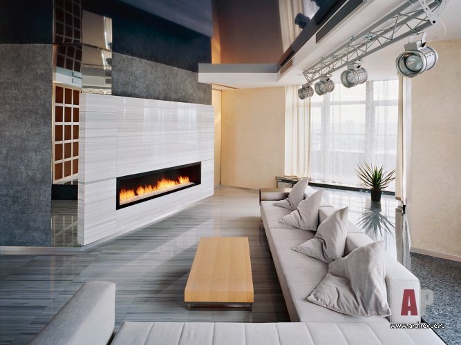 三层高科技风格 penthouse 室内设计丨Серебряная Мария,Макушев Сергей-14