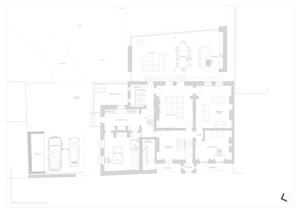 Hong Kong House by AR Design Studio sensitive extension and renovation of a Victorian property-22