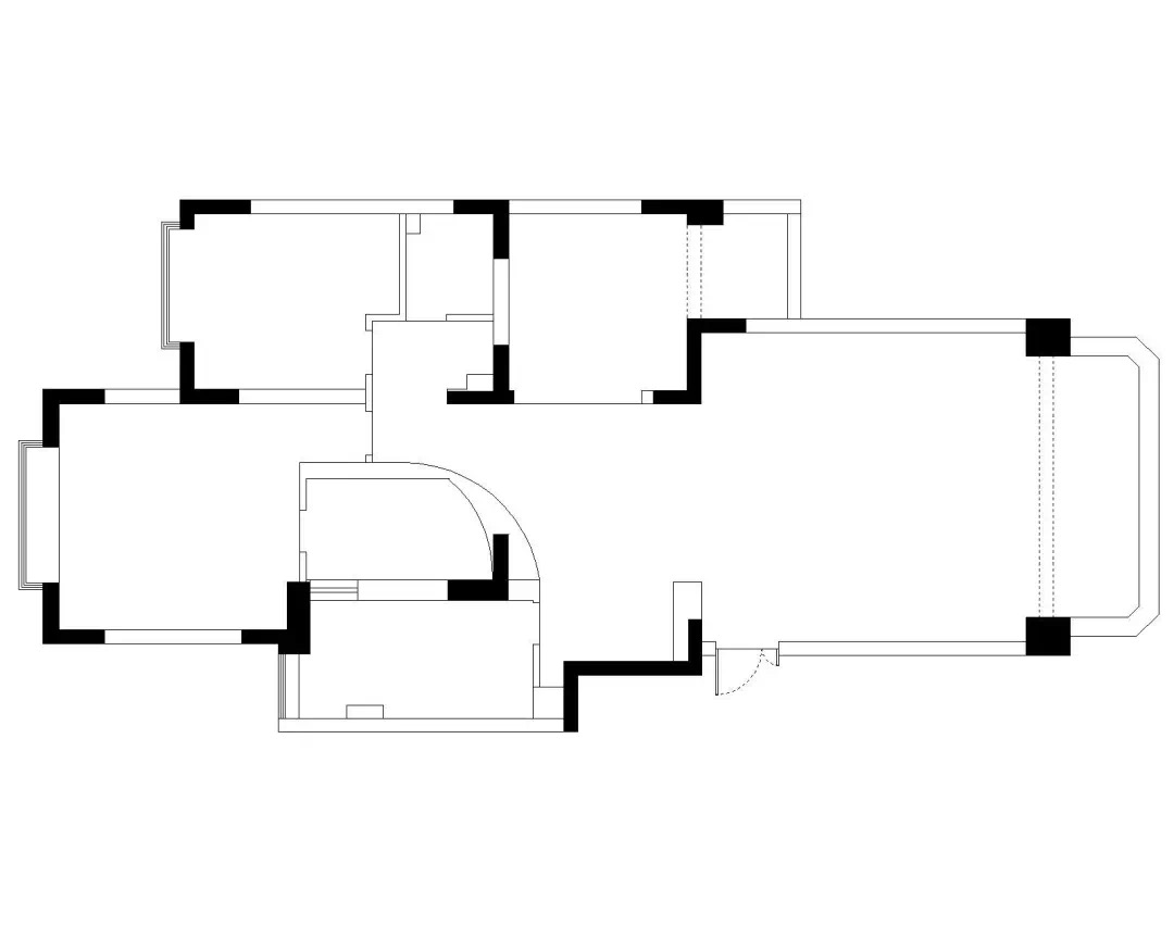 锦城花园 145㎡二手房翻新,喜屋设计打造梦幻成长空间-10
