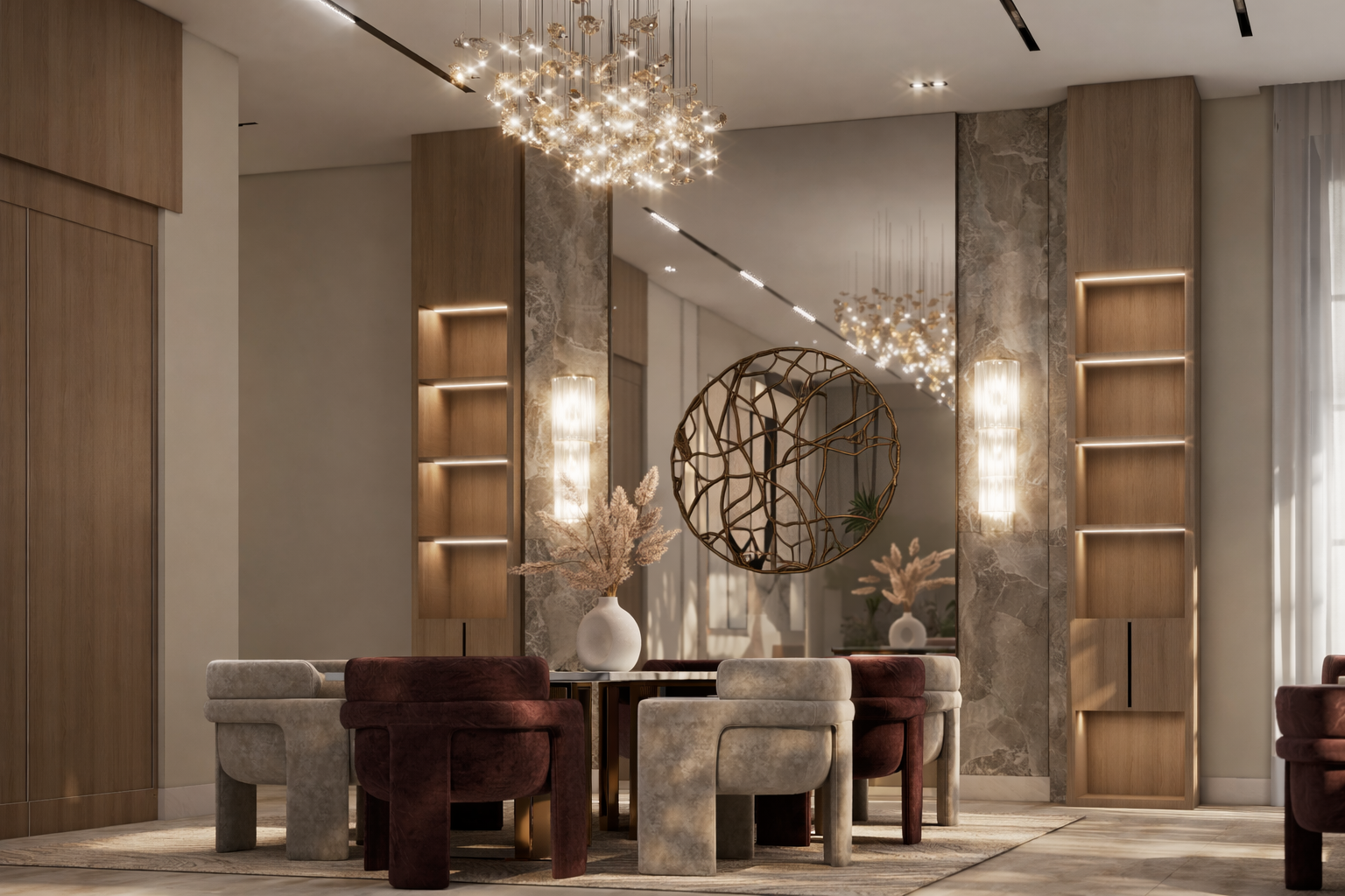 Contemporary Hall & Dining | KSA-2