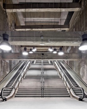 西班牙 L9 地铁线三站点的地下建筑设计