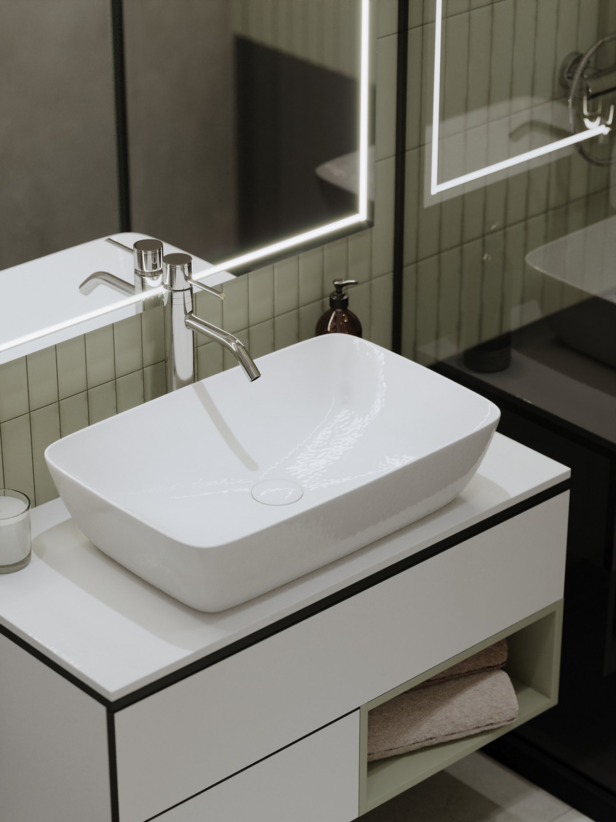 俄罗斯极简公寓设计丨俄罗斯莫斯科丨Ilya Shubochkin 等-25