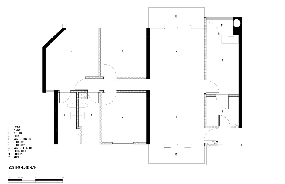 粗野派公寓改造丨新加坡丨SPARK-98