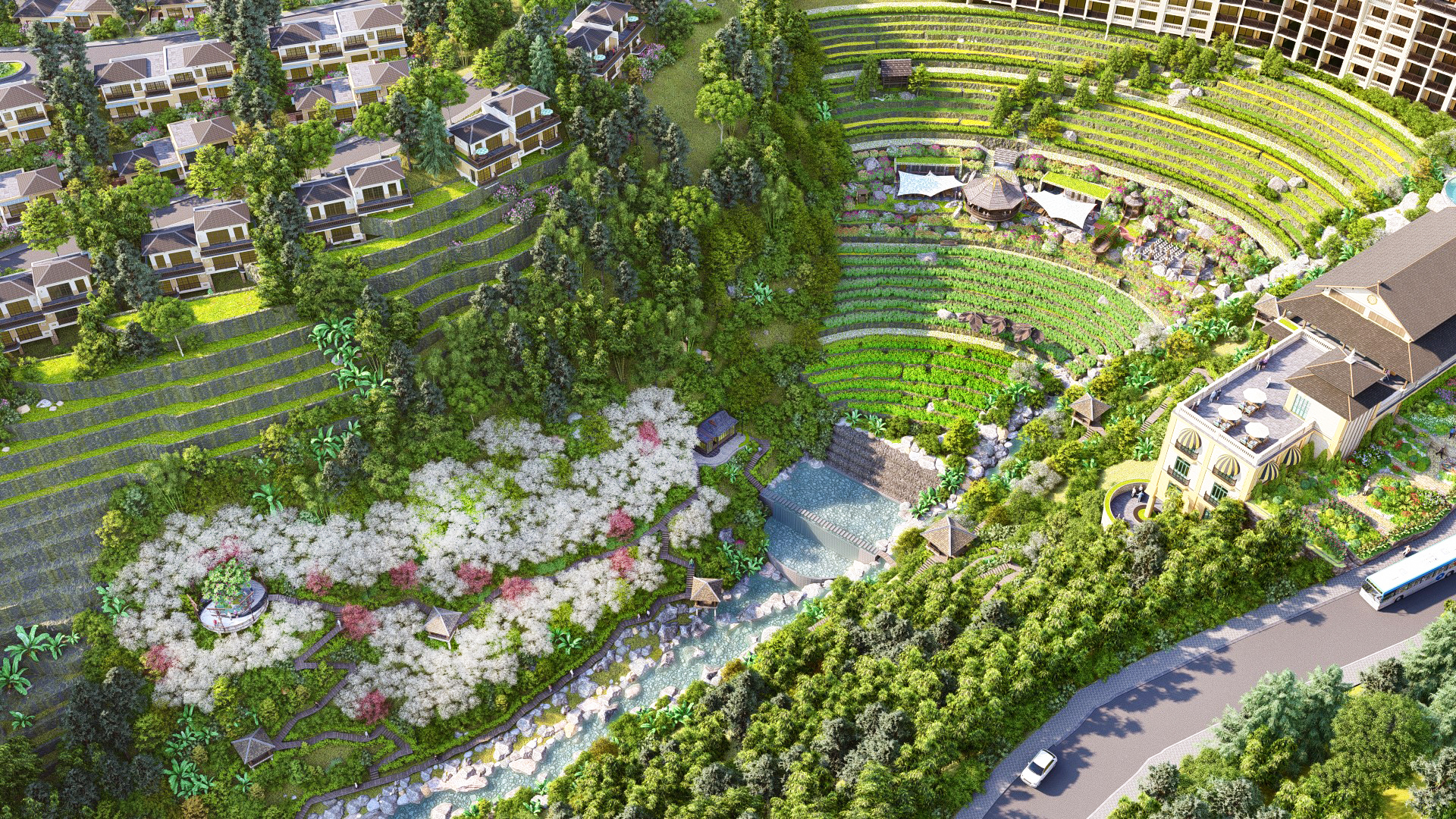 Flower Stream Landscape Design-12