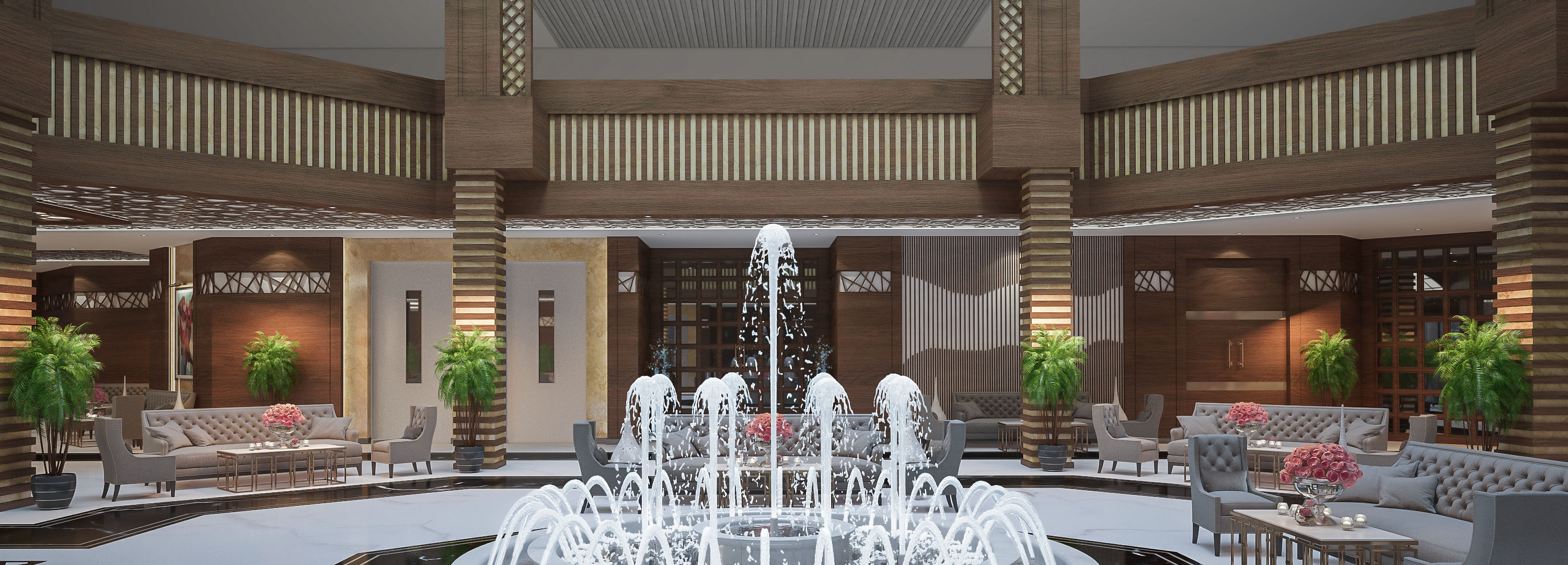 Le meridien hotel lobby in al madinah al munawarah-9