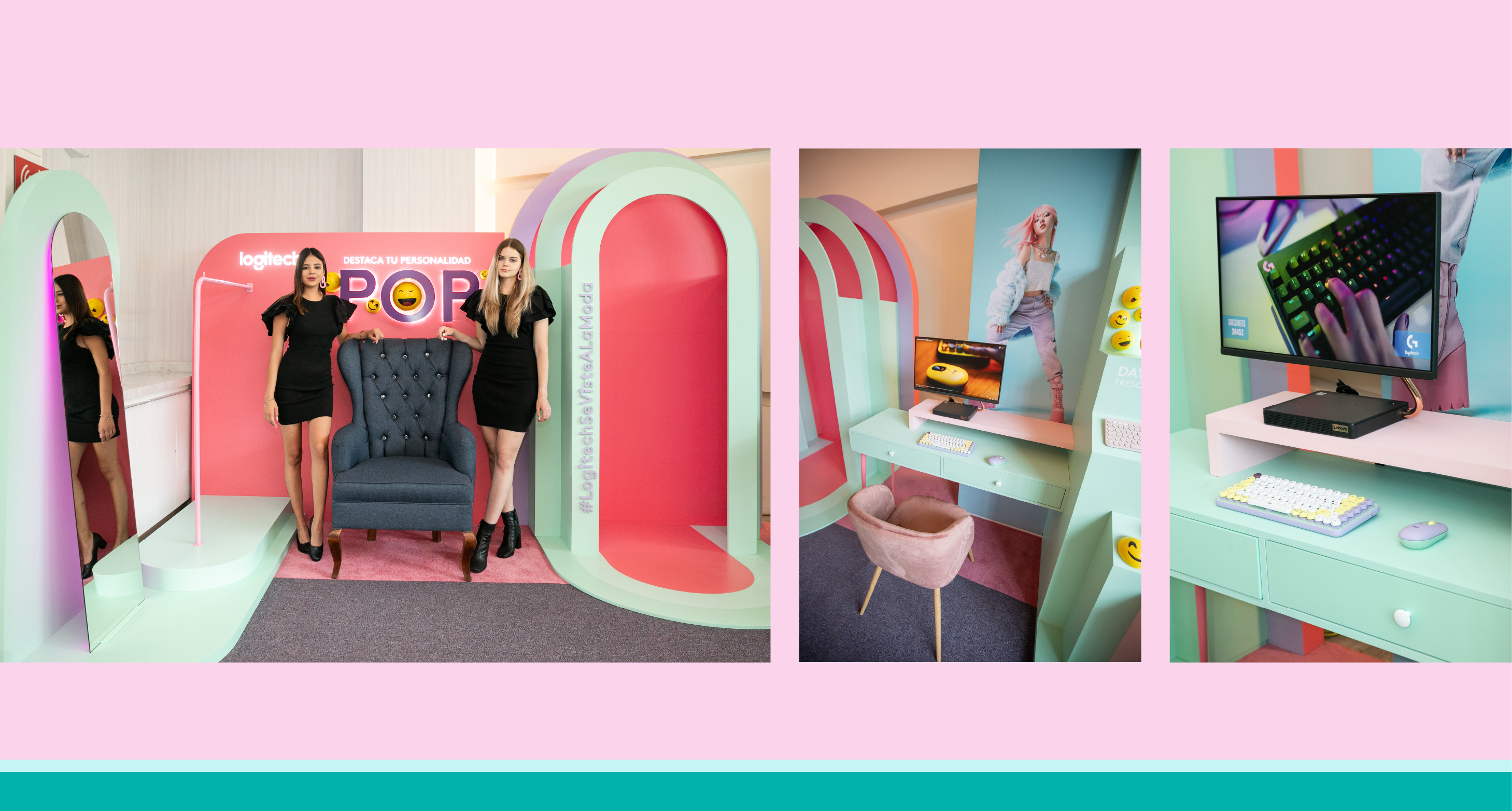Stand Logitech Mercedes-Benz Fashion Week México-4
