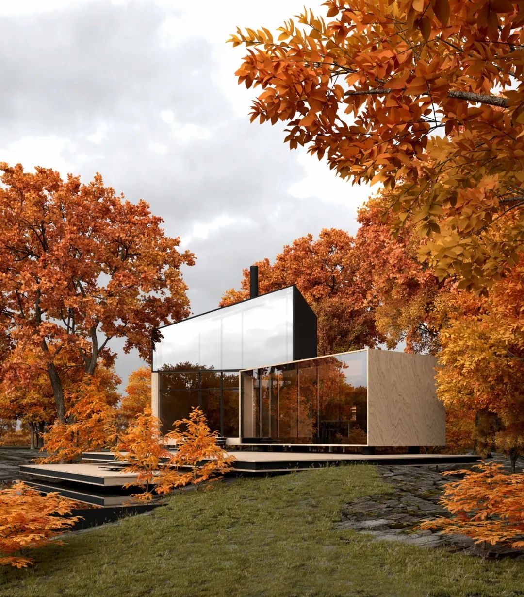 极简主义别墅，融入自然的艺术魅力-50