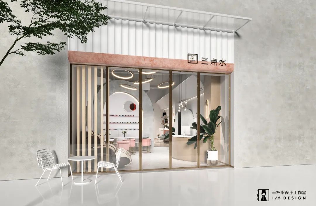 美容理发店精致设计丨半杯水工作室-76