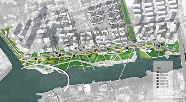 南通市区“两河两岸”区域城市道路景观项目丨中国南通丨奥雅设计集团-6