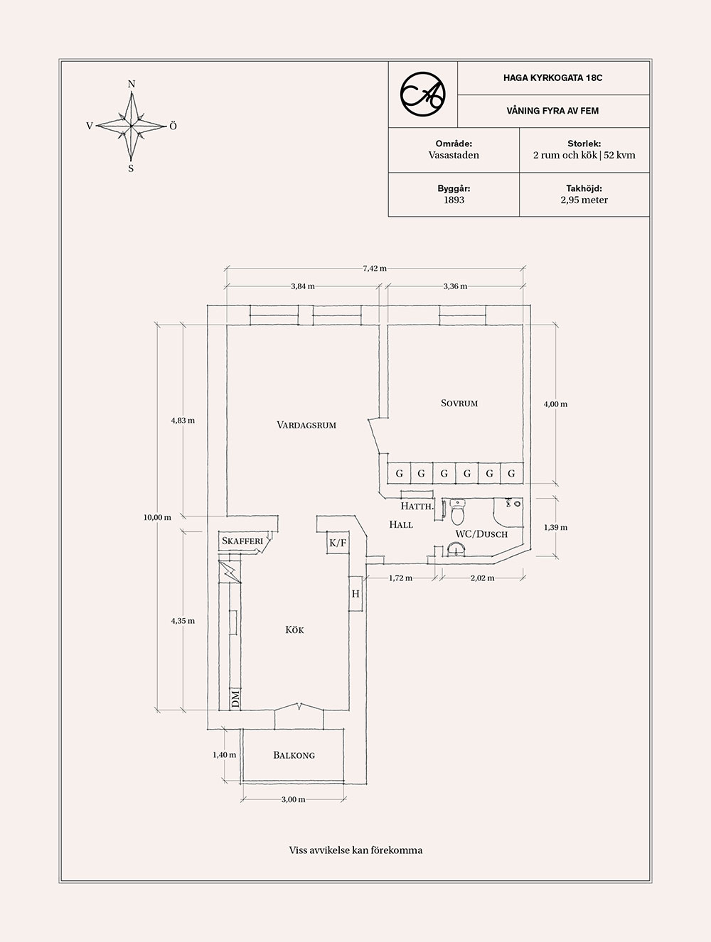 哥德堡 52 平米公寓 | 温馨明亮的北欧设计-30