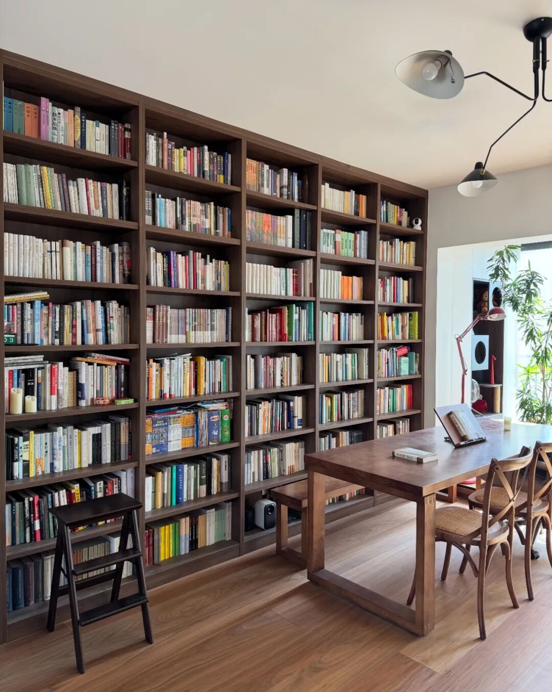 长在审美上的 满墙书柜-37