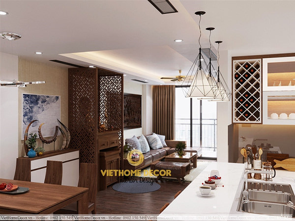 外交团公寓室内设计与施工项目丨越南河内丨Viet Home Decor-5