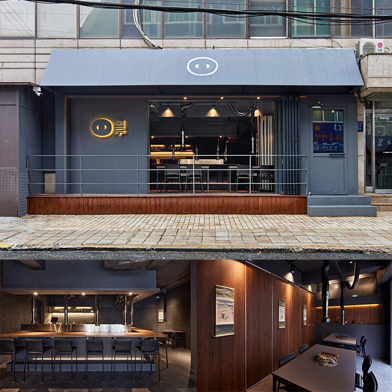 韩国某餐厅高级内饰设计-1